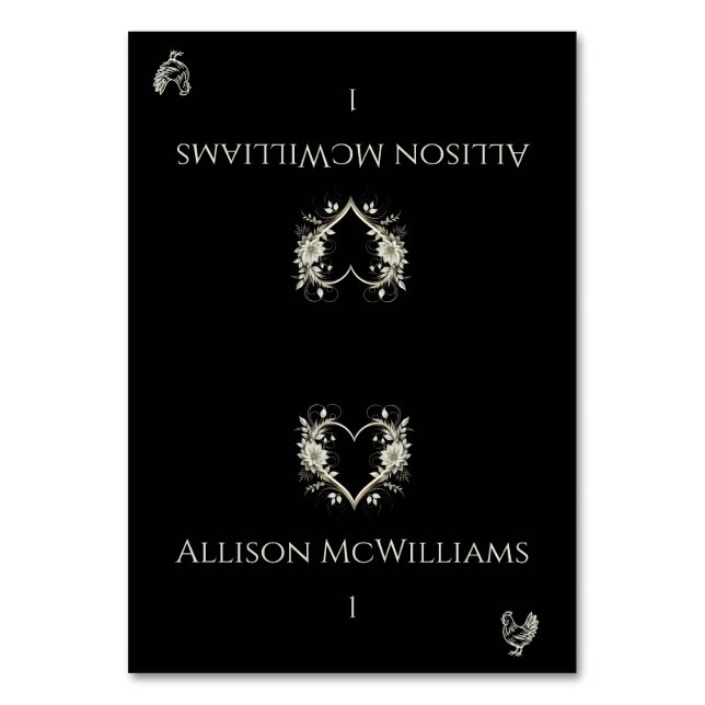 Cartões de Casamento-Flores de Ícones de Frango (Frente)