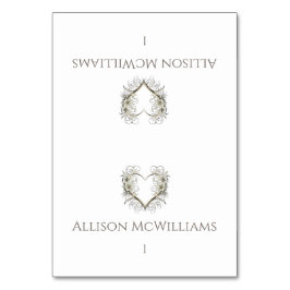 Cartões de Casamento — Flores Modernas com Coração