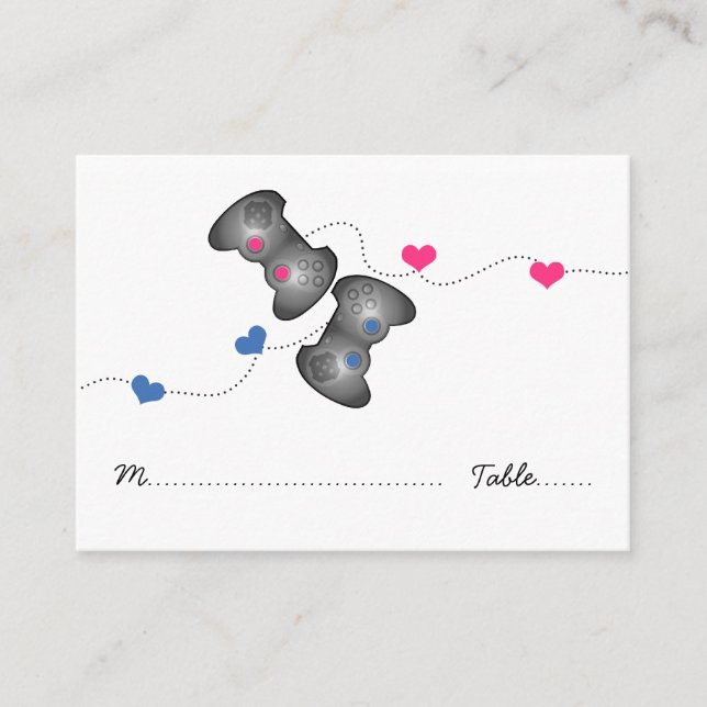 Cartões de Casamento Geeky Gamer (Frente)