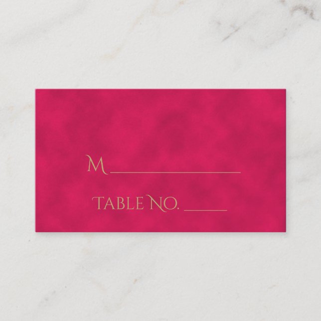 Cartões de Casamento Índio, Rosa e Dourado (Frente)