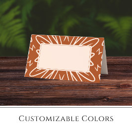 Cartões de Casamento Moderno com Padrão Tribal Boh