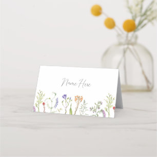 Cartões de Casamento Nomes Flores Selvagens