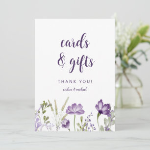 Cartões de Casamento & Presentes Sinal de Floral R