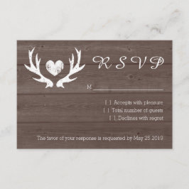 Cartões de casamento RSVP