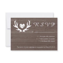 Cartões de casamento RSVP