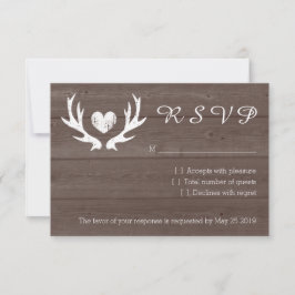 Cartões de casamento RSVP