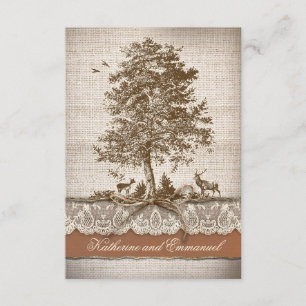 cartões de casamento RSVP de casamentos com arbust