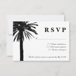 Cartões de casamento RSVP | Tema da praia