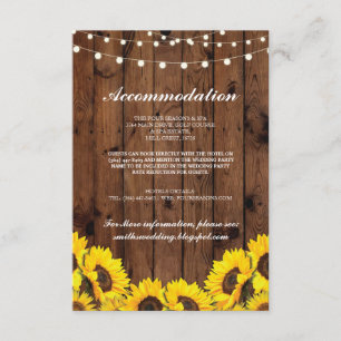 Cartões De Casamento Russo De Madeira De Girassol
