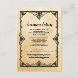 Cartões de Casamento Russo do Quadro Gótico