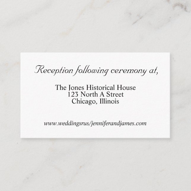 Cartões de cerimônia Dourados (Frente)