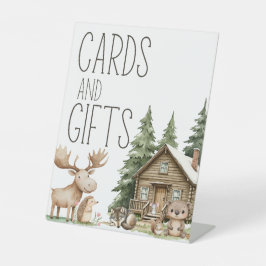 Cartões de Chá de fraldas de Boho Woodland