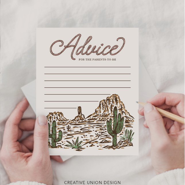 Cartões de Chá de fraldas de Garota Ocidental (Criador carregado)