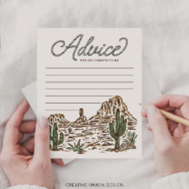 Cartões de Chá de fraldas de Garoto-Vaqueiro Ocide