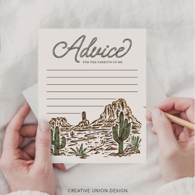 Cartões de Chá de fraldas de Garoto-Vaqueiro Ocide (Criador carregado)