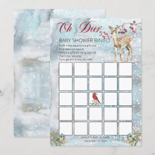 Cartões de Chá de fraldas de Inverniz