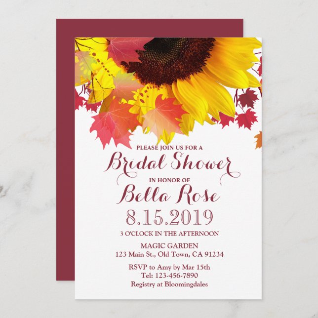 Cartões de Chá de panela de girassol de outono rus (Frente/Verso)