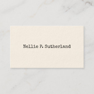 Cartões de chamada de tipo simples