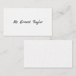 Cartões de Chamada Vitorianos de Cavalheiros