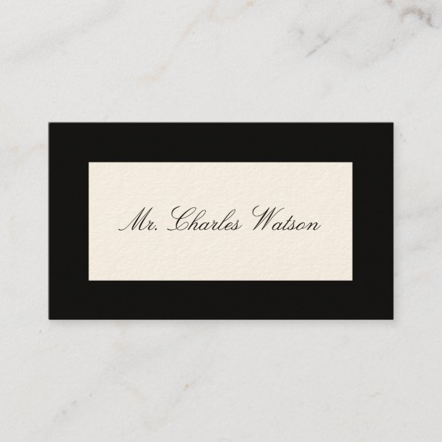 Cartões de Chamada Vitorianos de Cavalheiros (Frente)