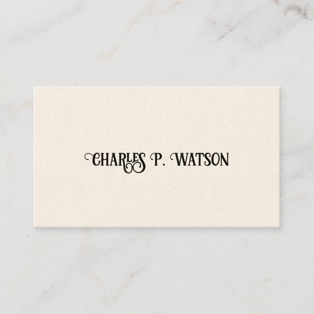 Cartões de Chamada Vitorianos de Cavalheiros (Frente)