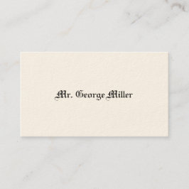 Cartões de Chamada Vitorianos de Cavalheiros