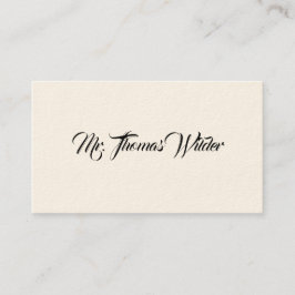 Cartões de Chamada Vitorianos Simples