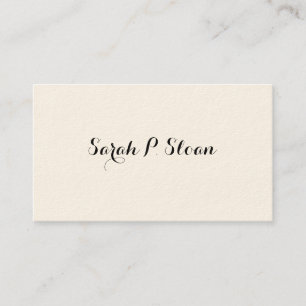 Cartões de Chamada Vitorianos Simples