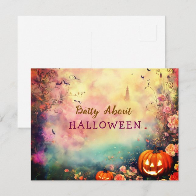 Cartões de chique de névoa pastel de névoa (Frente/Verso)