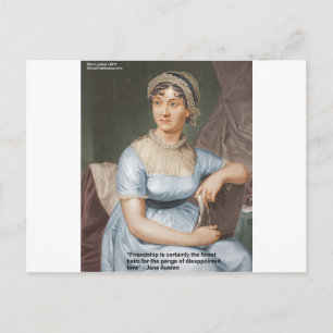 Cartões de Citação e Presentes Jane Austen Love Fi
