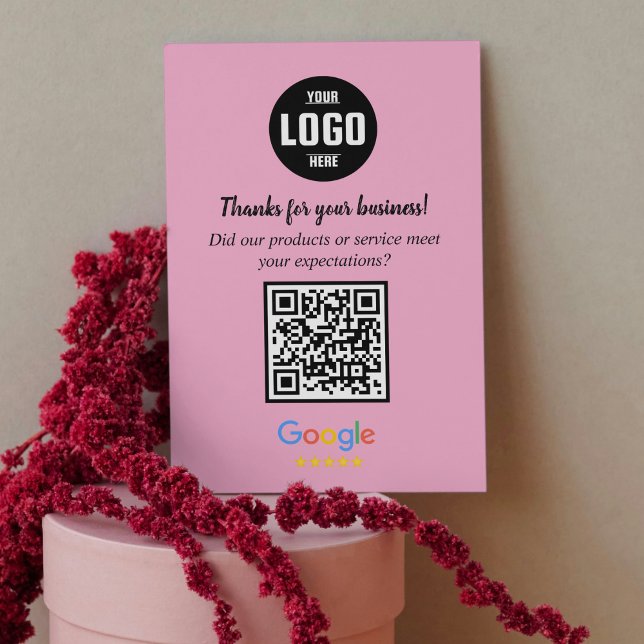 Cartões de Código QR de Avaliação do Google | Agra (Google Review QR Code Cards | Business Thank You Inserts)