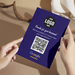 Cartões de Código QR de Avaliação do Google Encl
