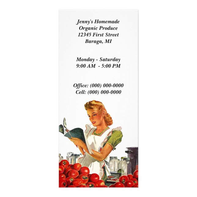 Cartões de colocação em latas Home da cremalheira (Frente)