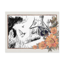 Cartões De Coloração De Aves | Cartões postais par