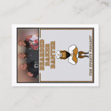 Cartões de comércio para baker barbudo: Logotipo P