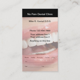 Cartões de Compromisso Dentista