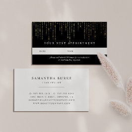 Cartões de Compromisso Marquee Dourados