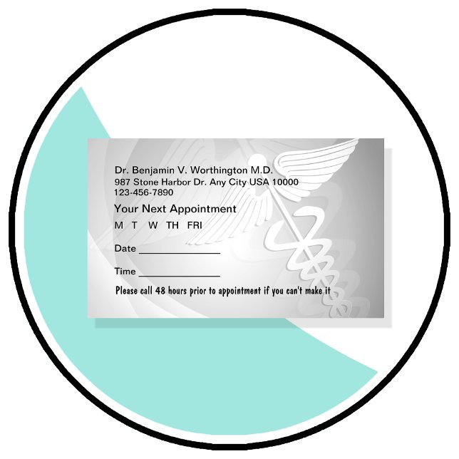 Cartões de Compromisso Médico (Criador carregado)