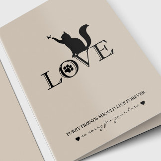 Cartões de condolências Pet | Amigos De Furto