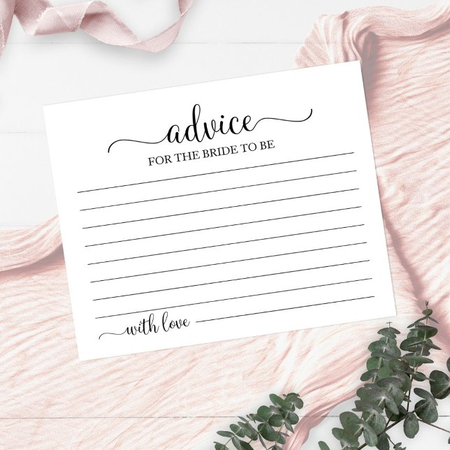 Cartões de Conselho de Chá de Noiva Geométrico com (Criador carregado)