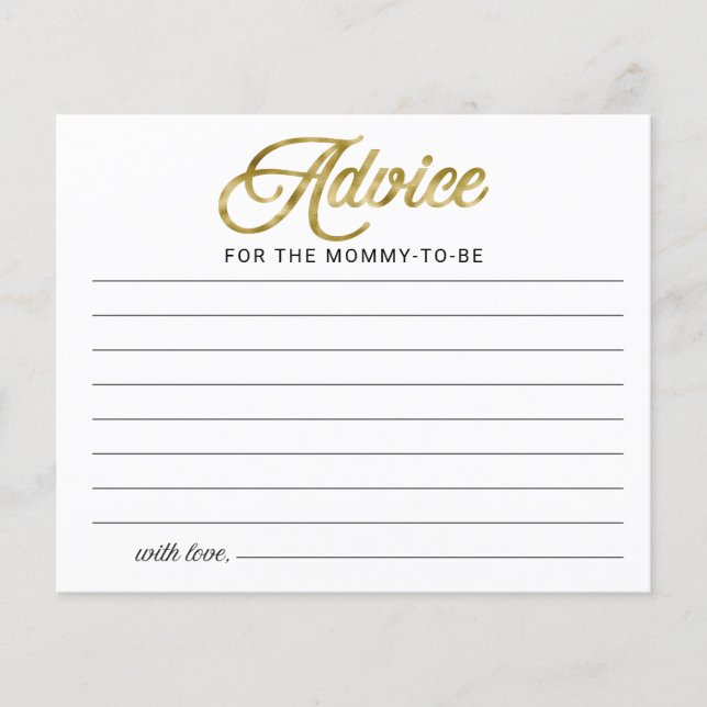 Cartões de Conselhos de Chá de fraldas do Hallowee (Frente)