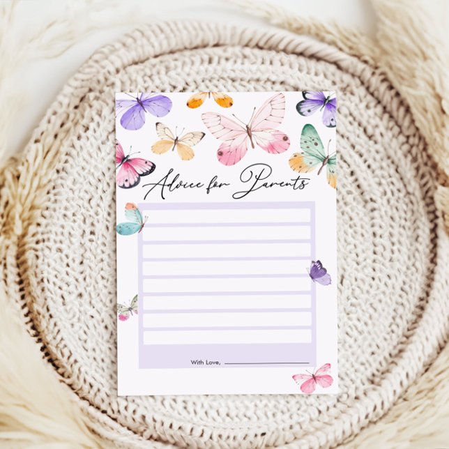 Cartões de Conselhos de chá de fraldas para Pais a (Criador carregado)