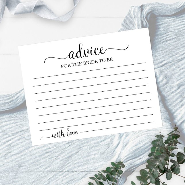 Cartões de Conselhos de Chá de Noiva Geométrico co (Criador carregado)