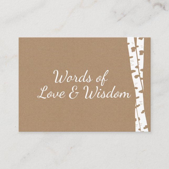 Cartões de Conselhos de chá de panela (Frente)