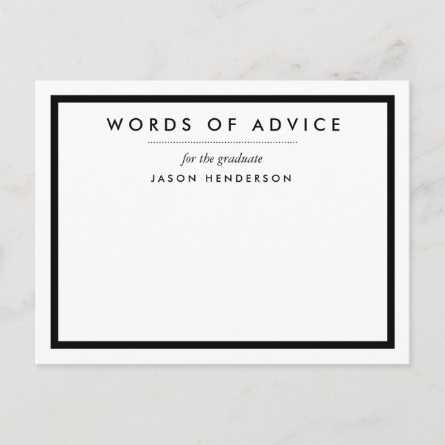 Cartões de Conselhos de Graduação (Frente)