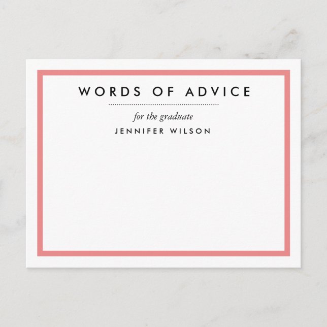 Cartões de Conselhos de Graduação (Frente)