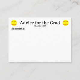 Cartões de Conselhos de Graduação de Data do Softb