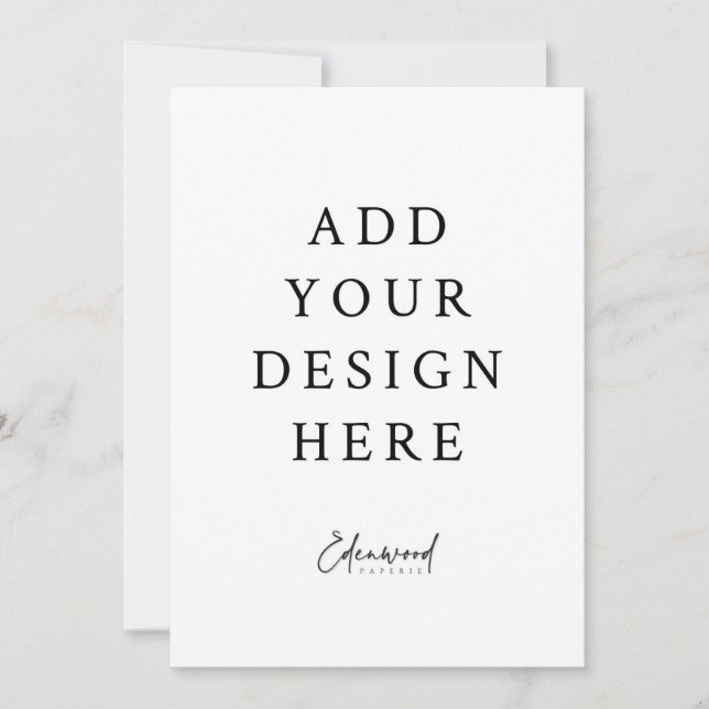 Cartões de Convite 5x7 (Frente)