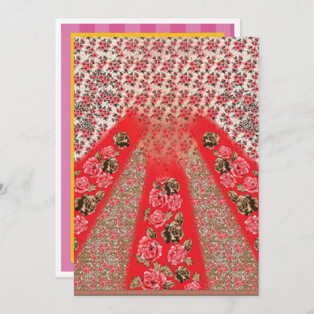 Cartões de Convite de Formatura, Aniversário e Fes (Frente/Verso)