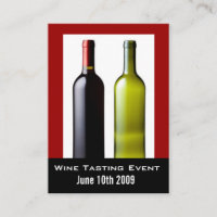 Cartões de Convite Mini para Evento de Degustação 